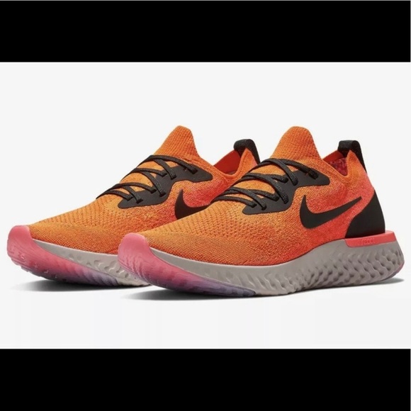 Nike Epic React Flyknit Copper Flash Shoes Sz 14